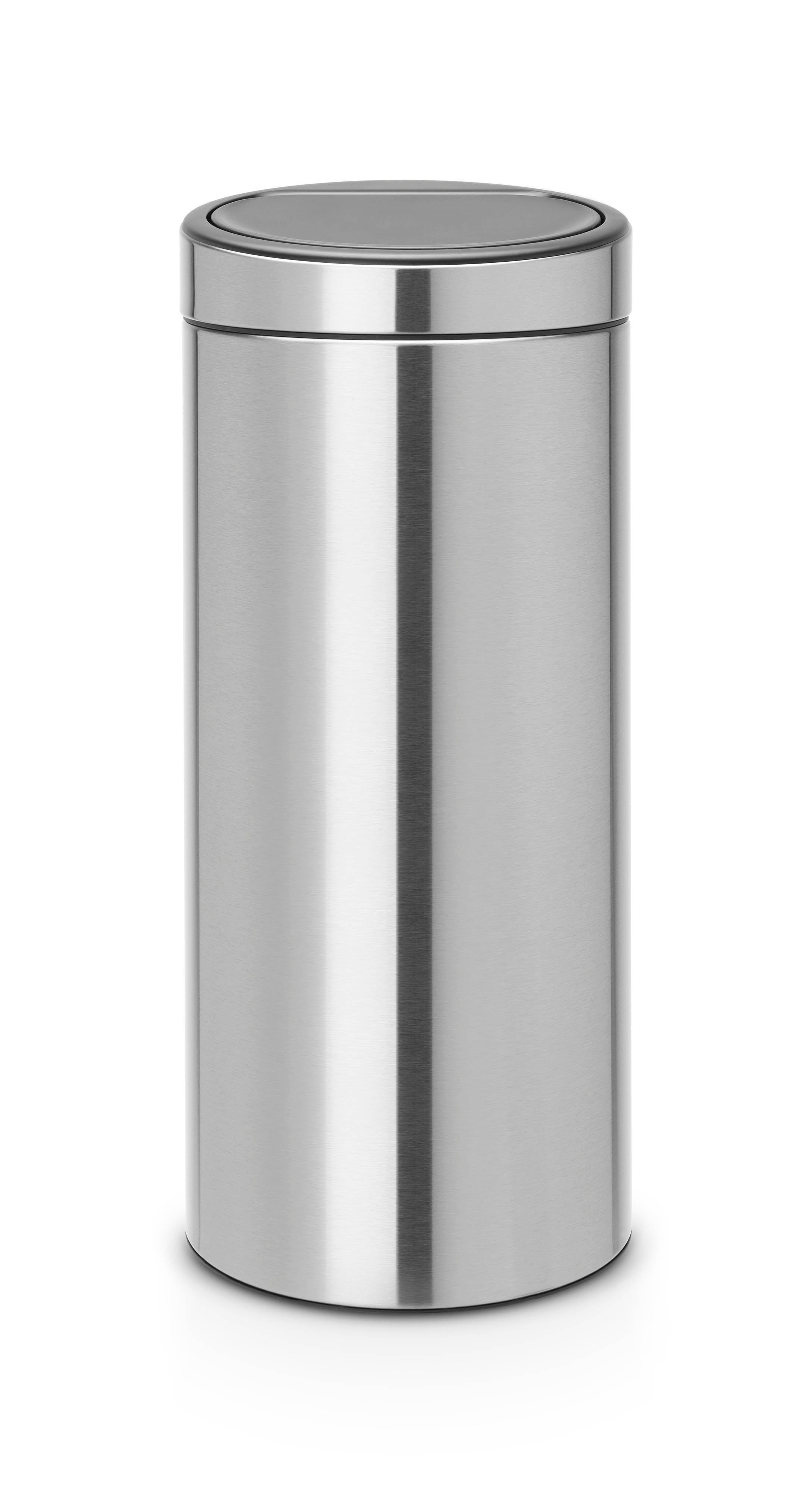 Afvalemmer - Touch Bin 30L - Matt Steel Fingerprint Proof