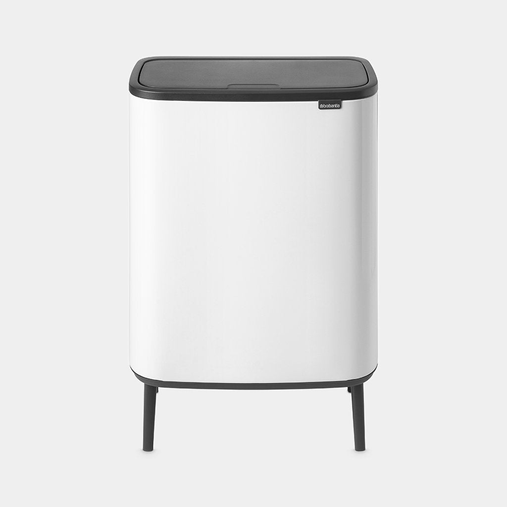 Afvalemmer - Bo Touch Bin Hi 2x30 liter - Wit