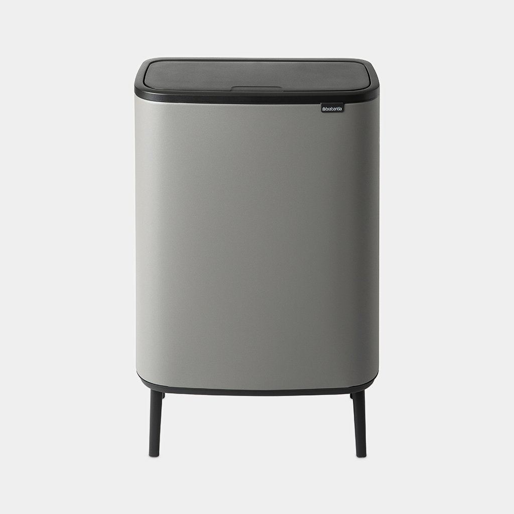 Afvalemmer - Bo Touch Bin Hi 2x30 liter - Mineral Concrete Grey