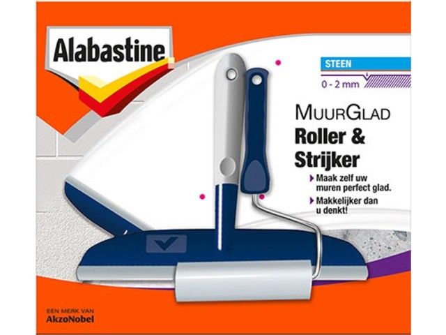 Muurglad - Roller + Strijker - Watergedragen