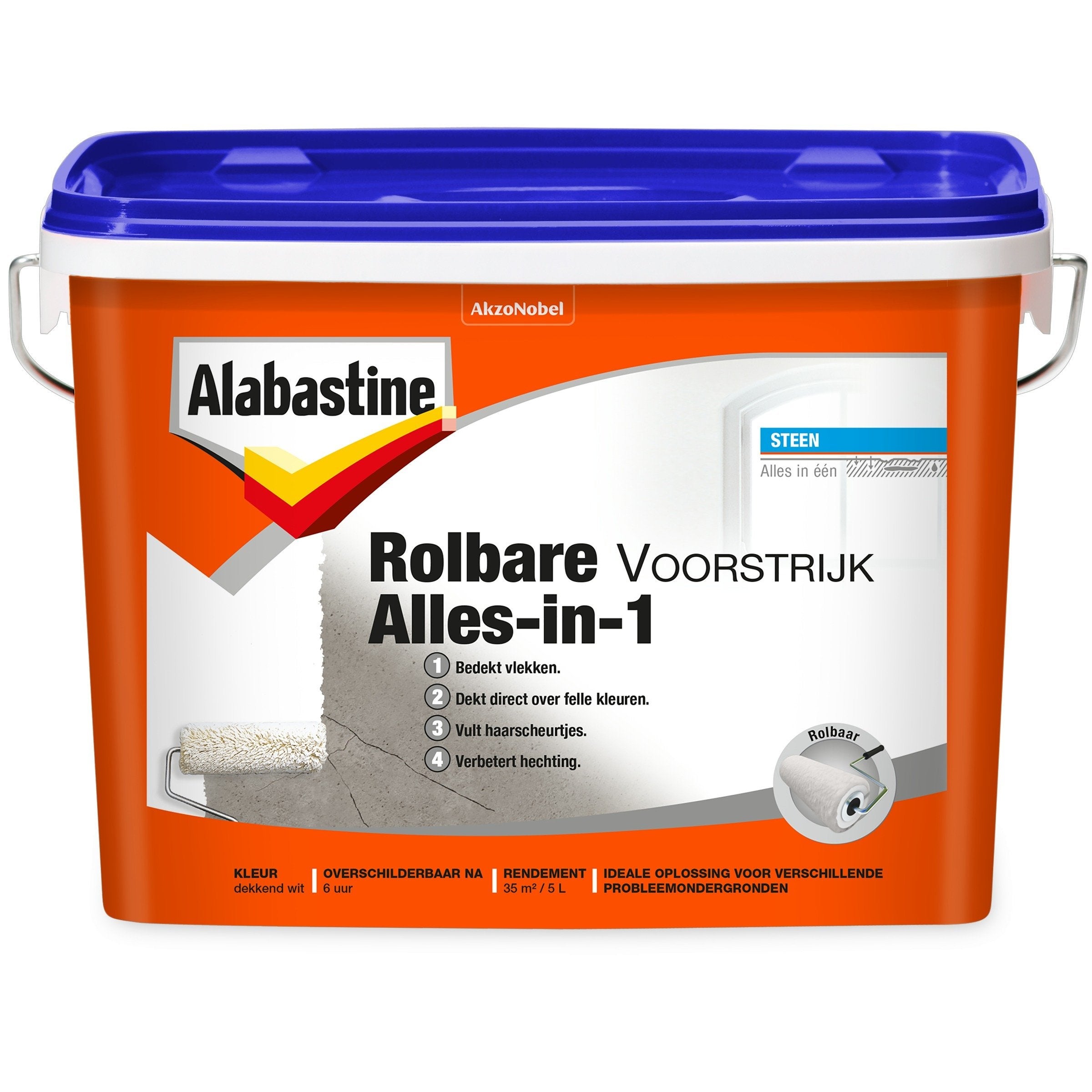 Rolbare voorstrijk alles-in-1 - 5 L
