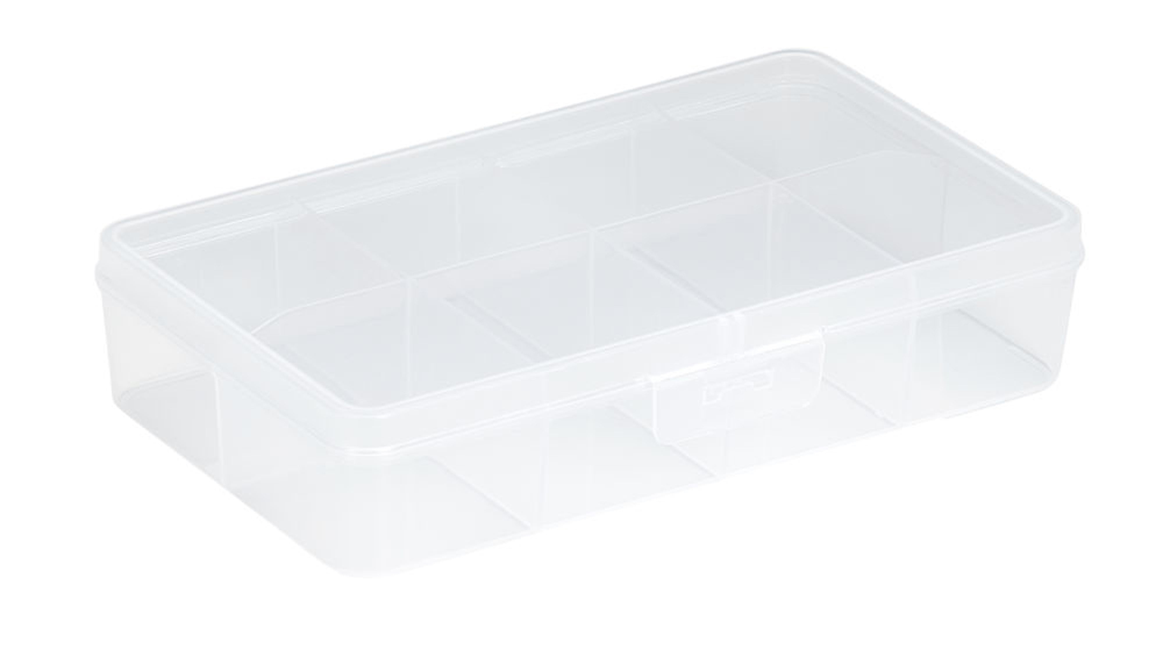 Assortimentsdoos 8-vaks transparant Q-line