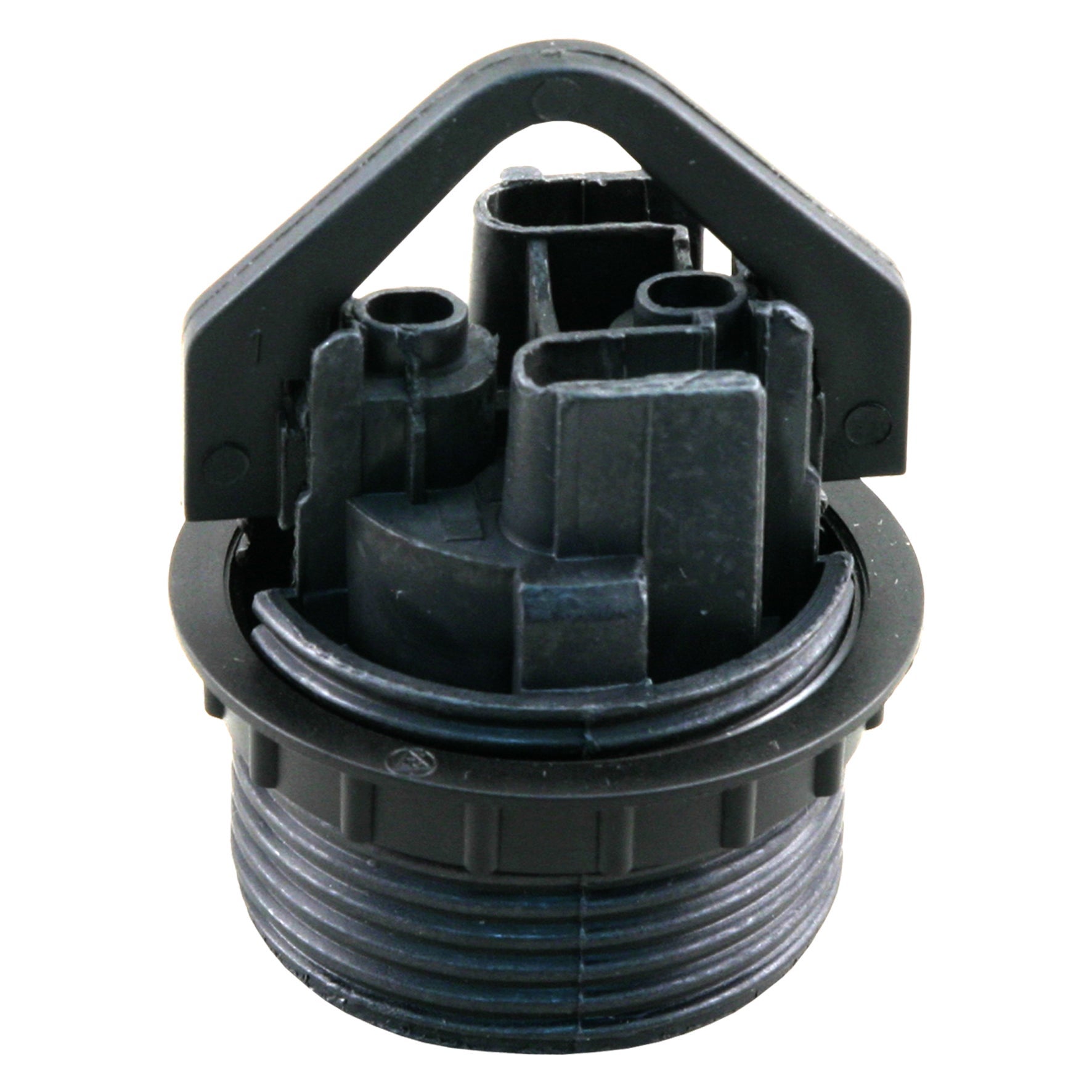 Schroefrandfitting e27 en ring zwart