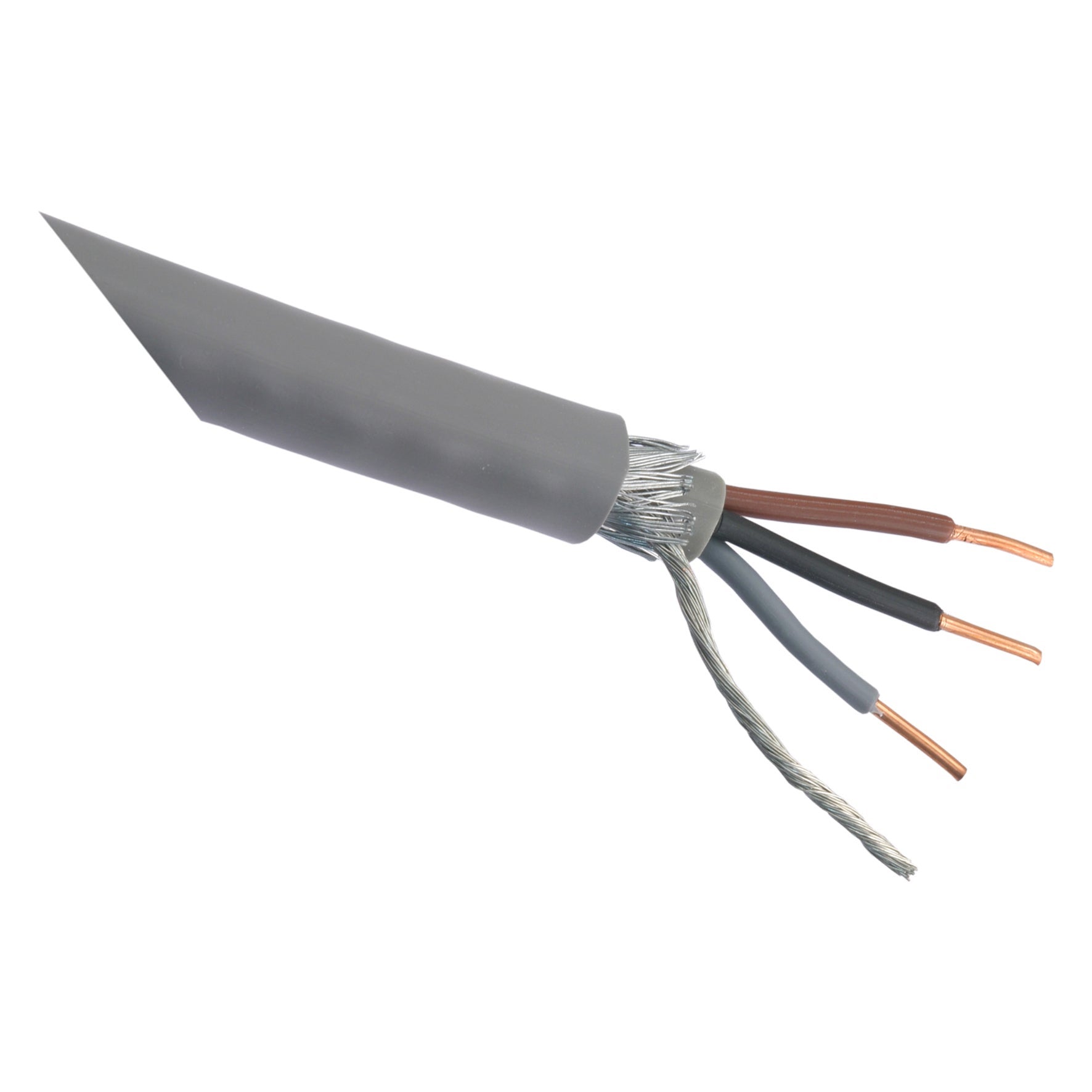 Grondkabel xmvk-as 3x2.5 grijs 150x1m