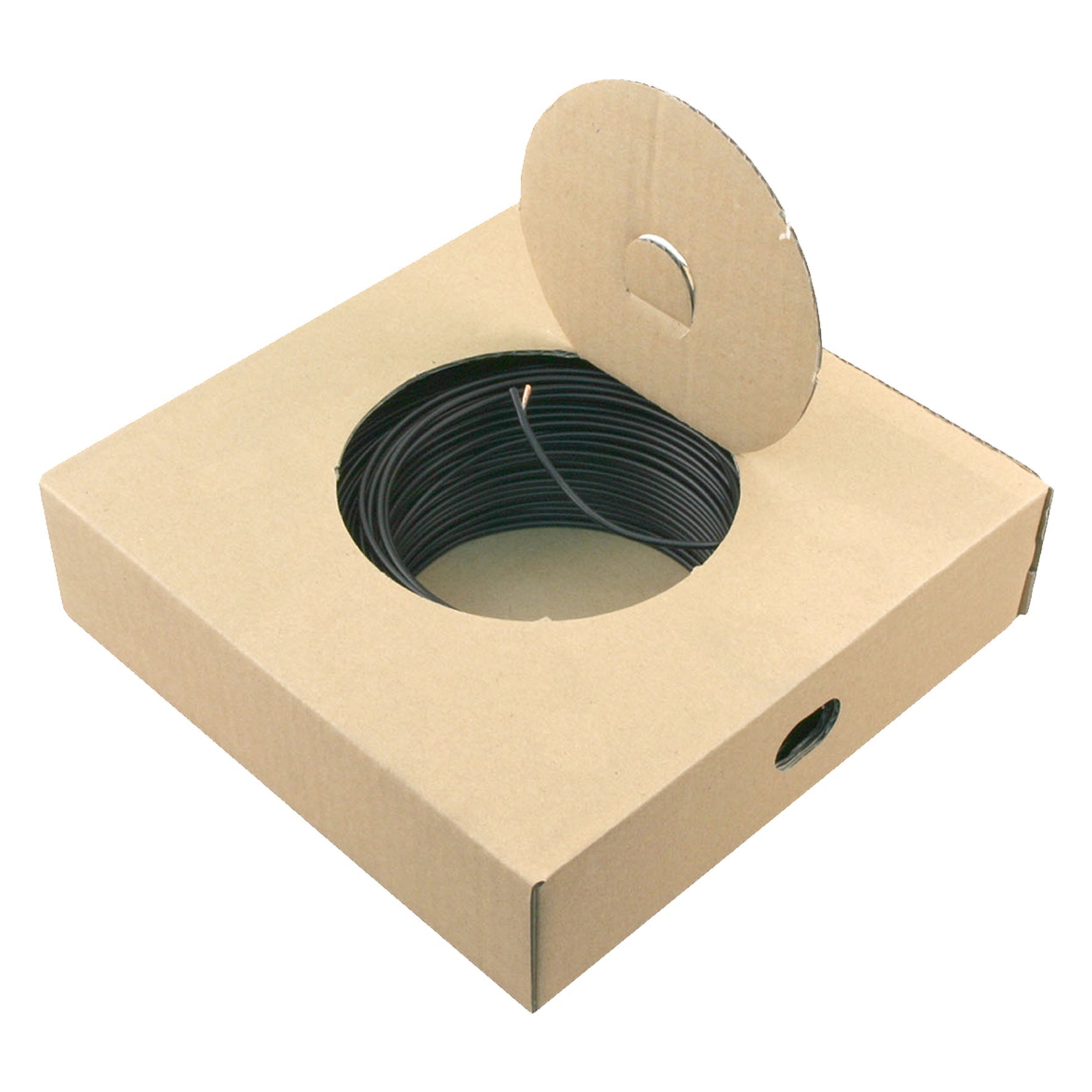 Installatiedraad vd 1.5 zwart 10m