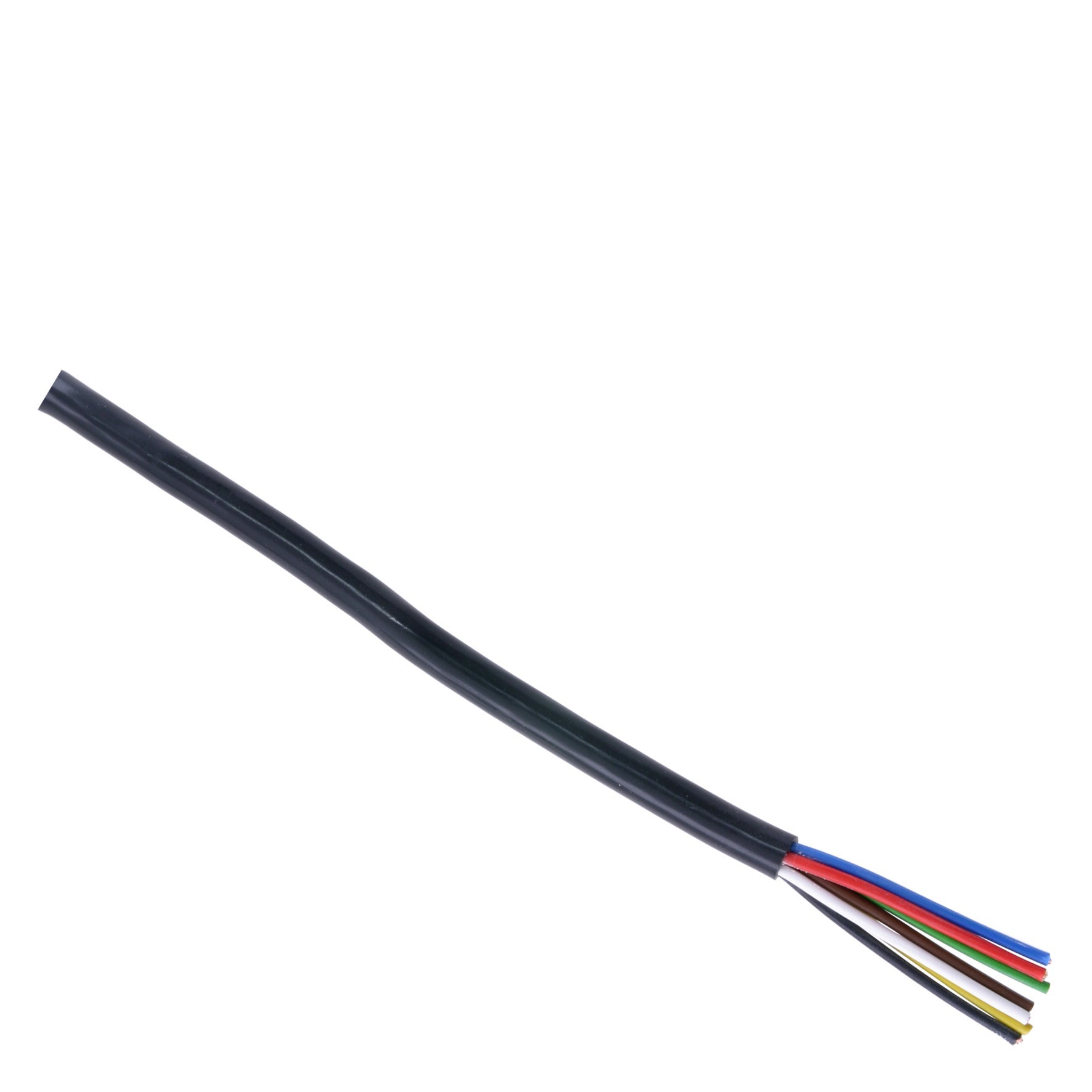 Autokabel vinyl 7x1.5 zwart 10m