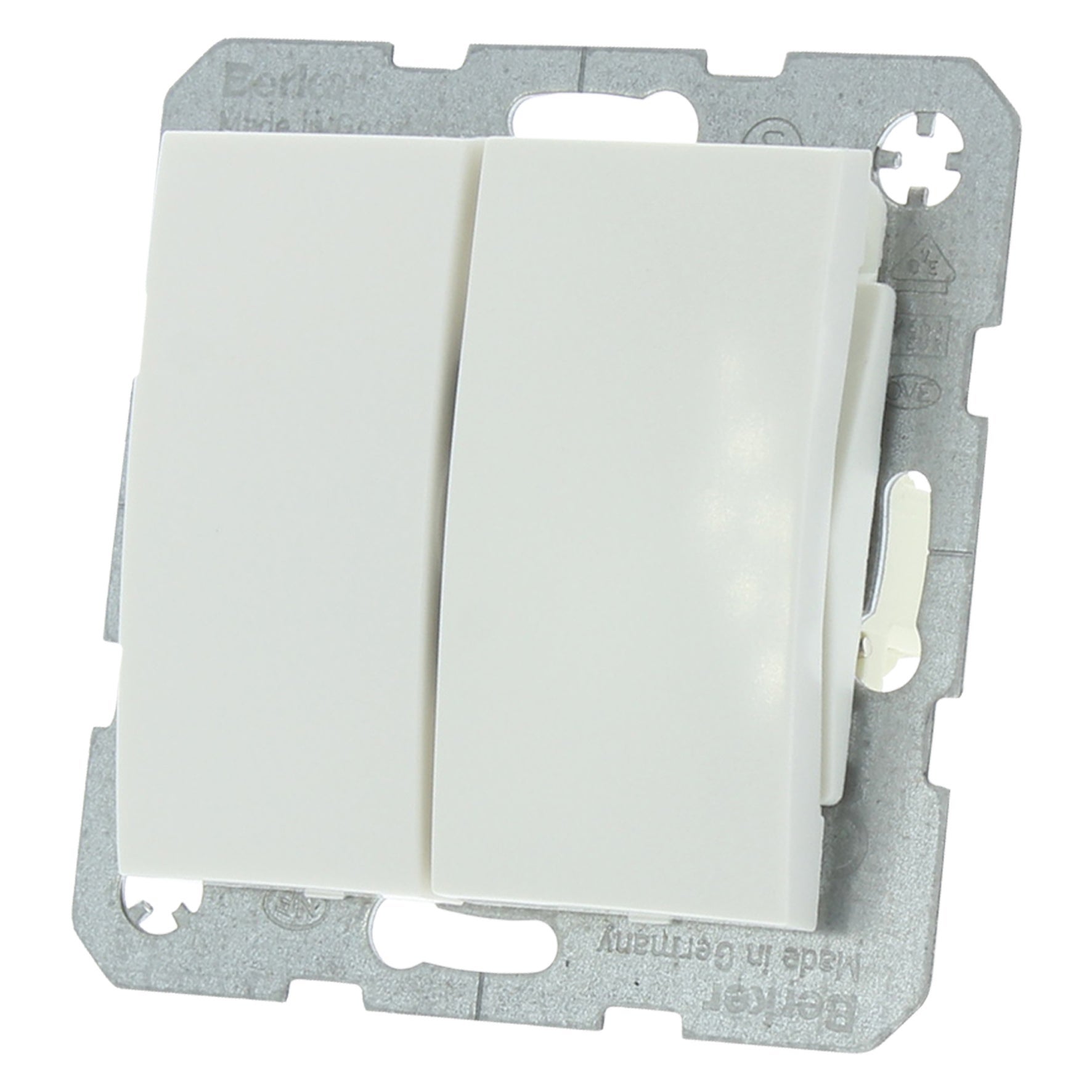 Berker s1 inbouw schakelaar serie polarwit