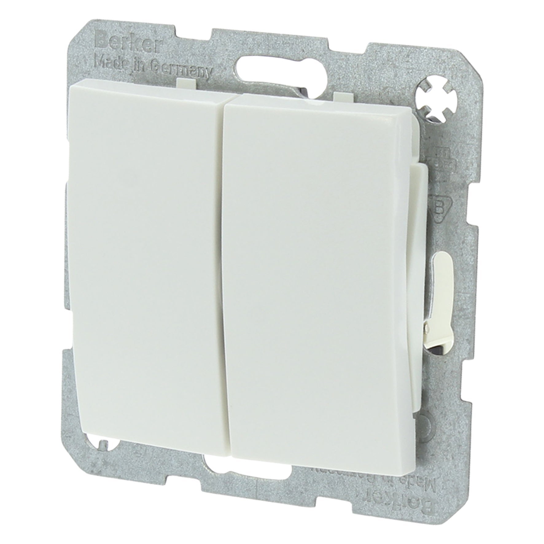 Berker s1 inbouw schakelaar wissel/wissel polarwit