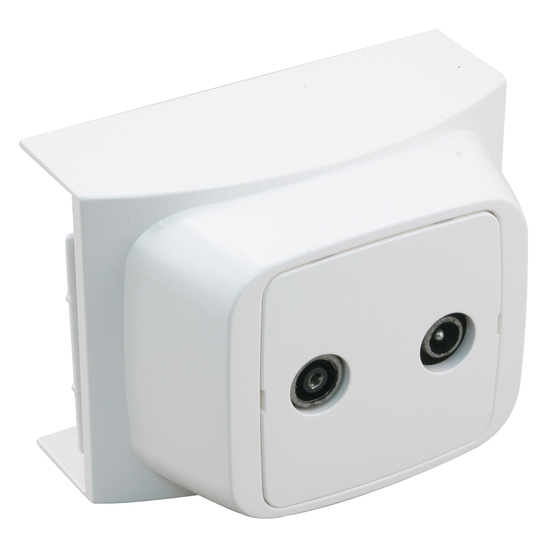 Attema k40 contactdoos radio/tv polarwit