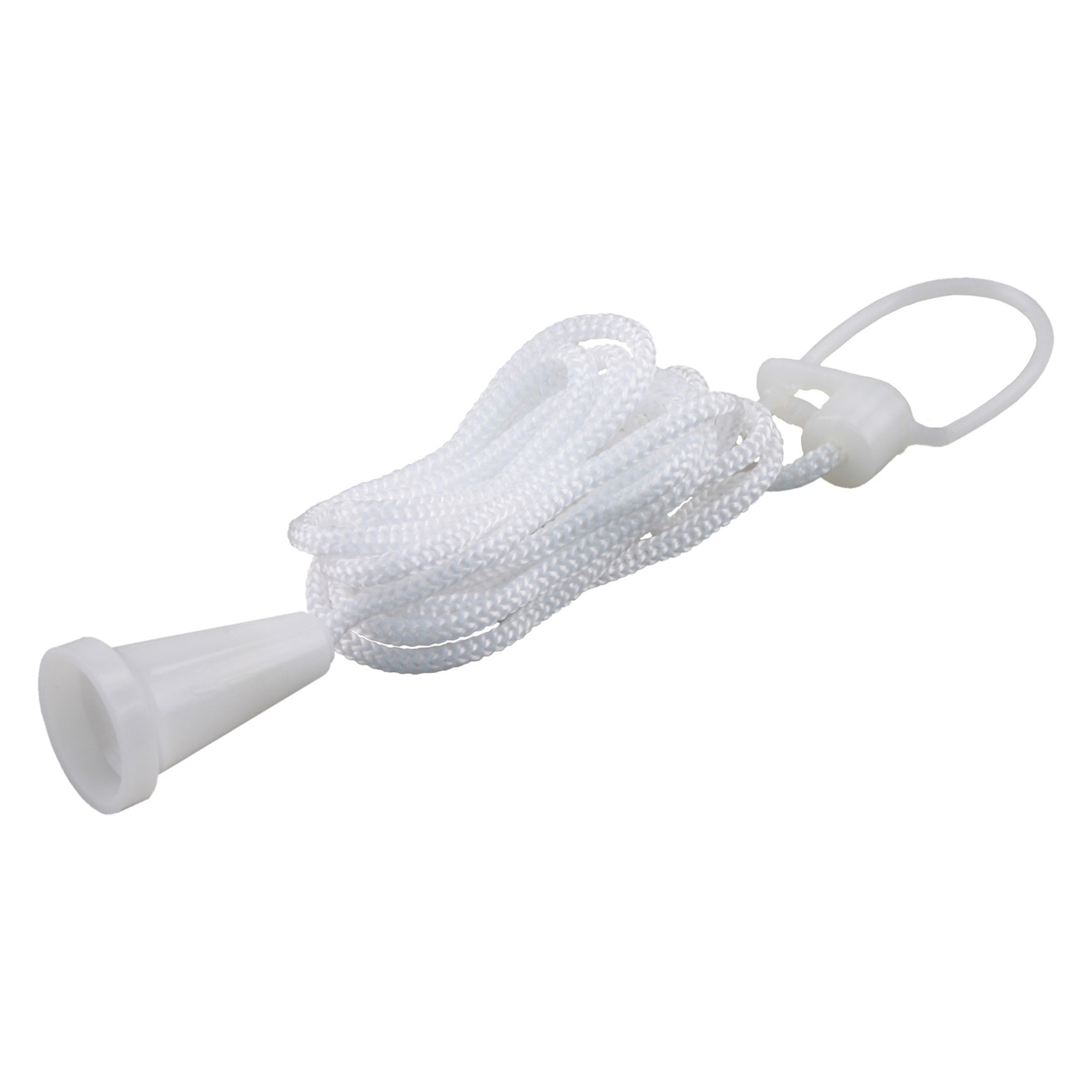 Trekkoord - Met reflecterende knop 145 cm - Wit 