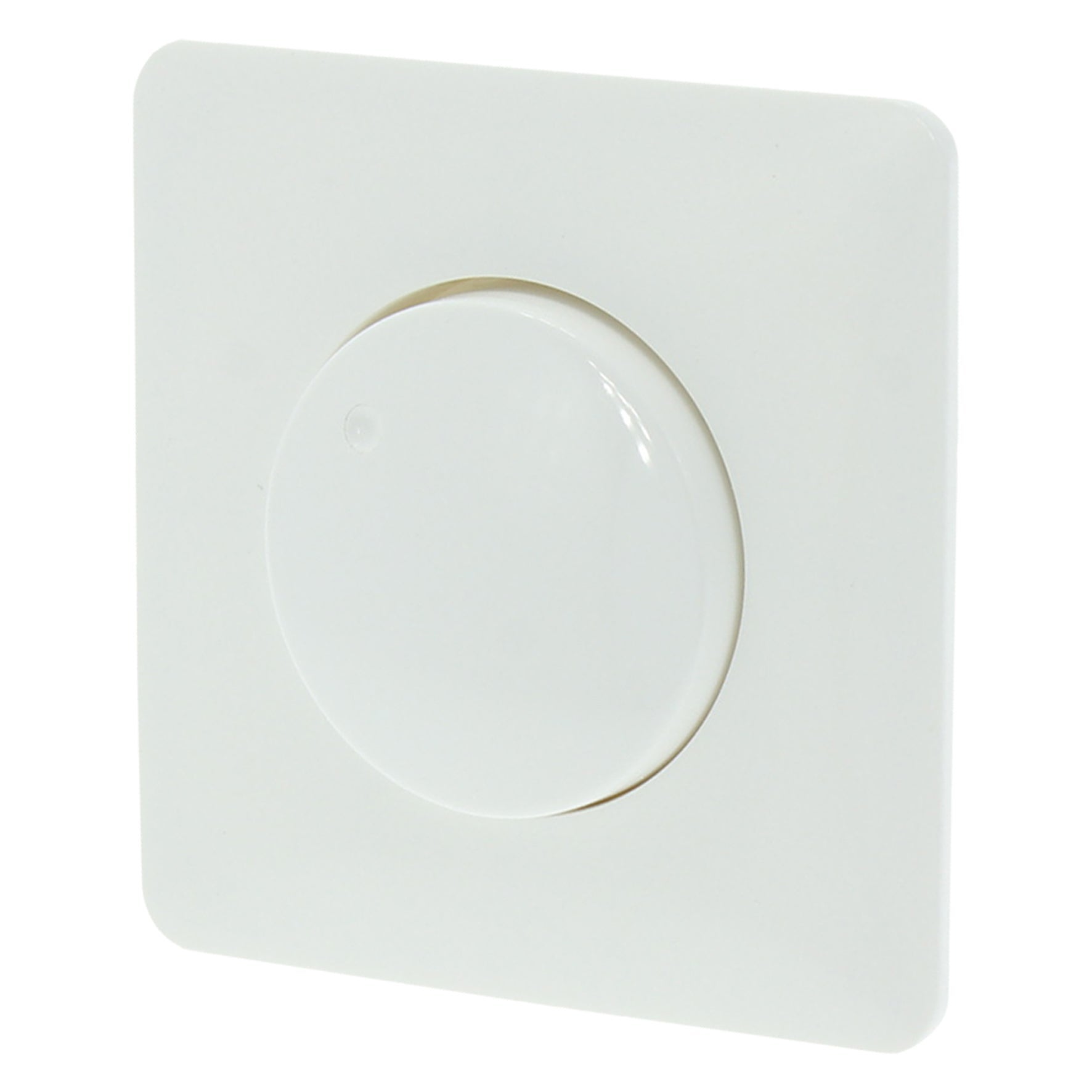 Peha standaard centraalplaat/knop dimmer polarwit 2,5x8,5x13