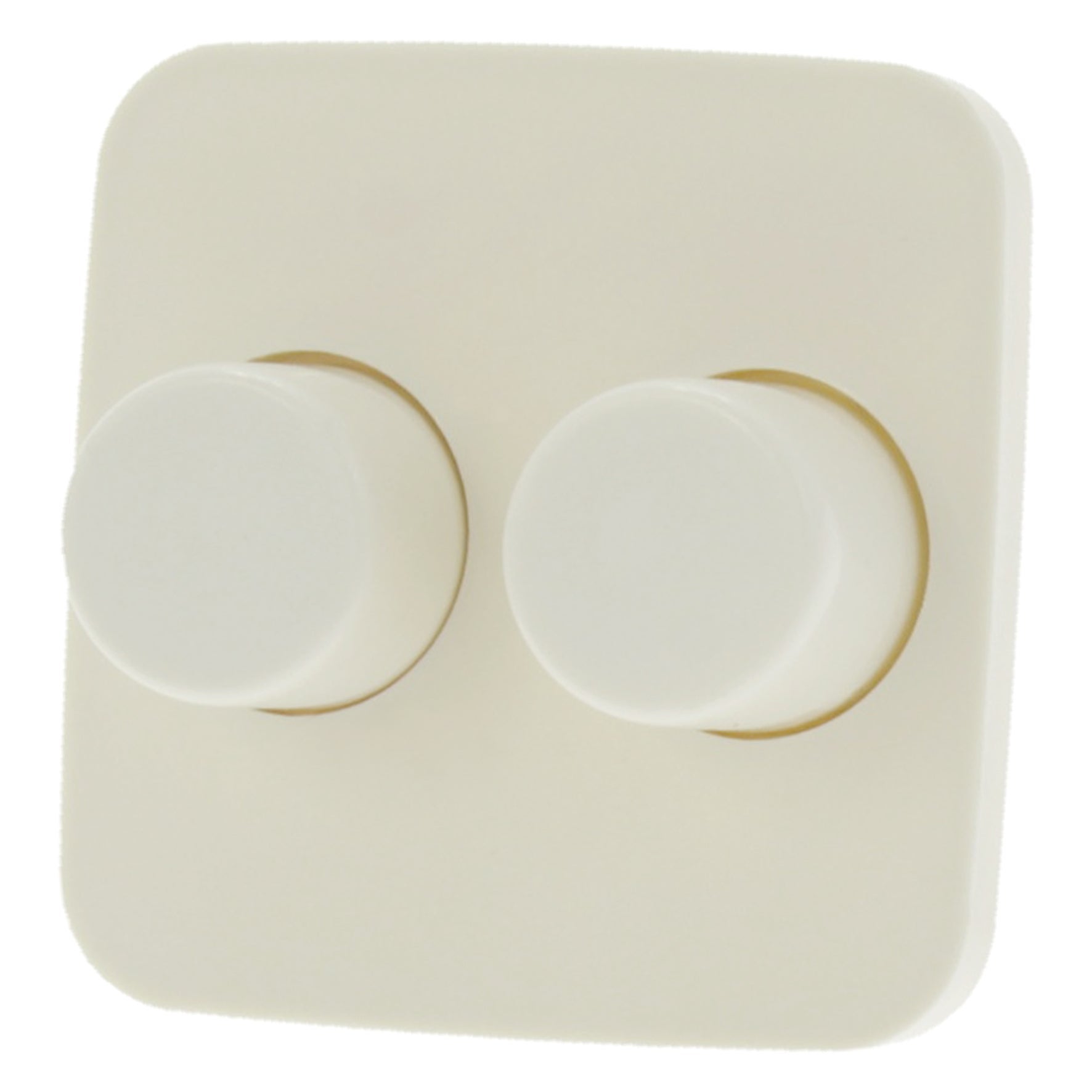 Busch-jaeger si centraalplaat/knop duo dimmer crème