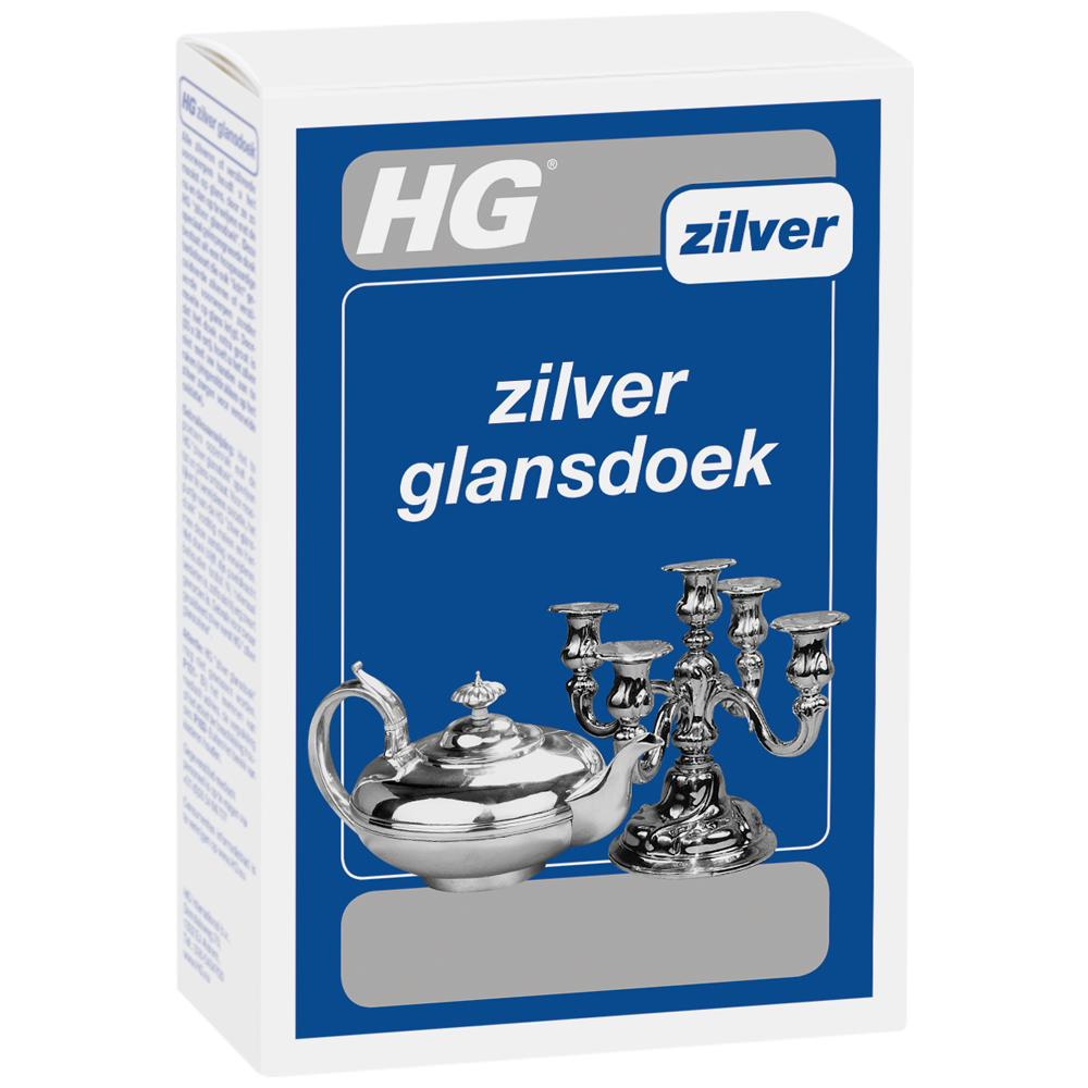 Zilver glansdoek - 1 stuk