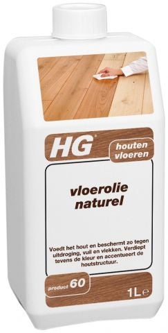 Hg vloerolie naturel 1 l productnummer 60