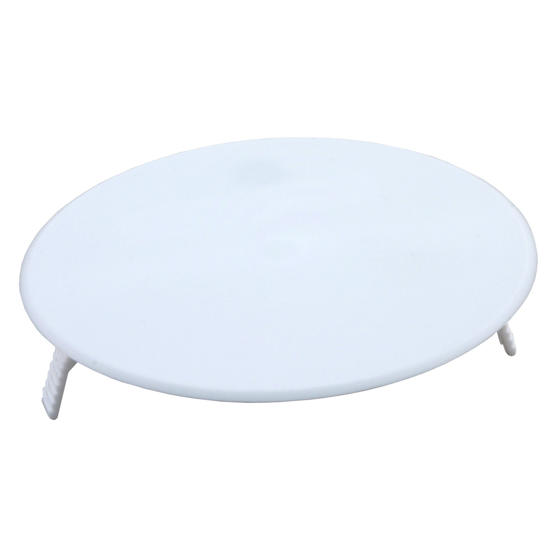 Afdekplaat klemmend rond 95mm wit