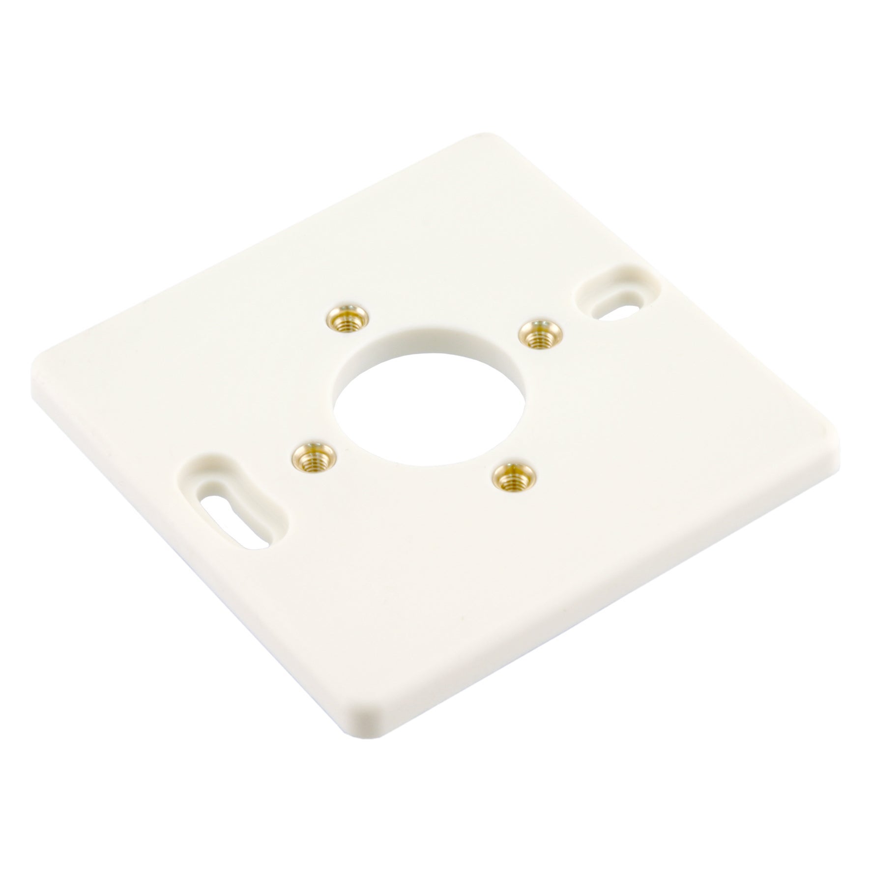 Montageplaat 1v felsmoer m4 polarwit