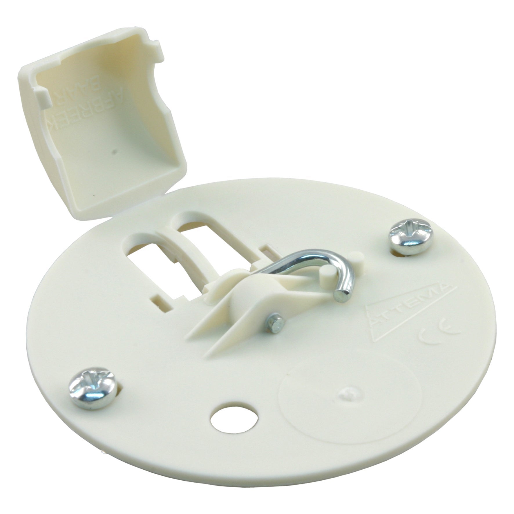 Centraaldoosdeksel rond crème