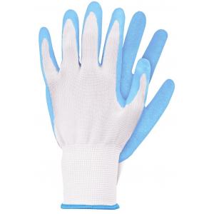 Werkhandschoenen latex lichtblauw small