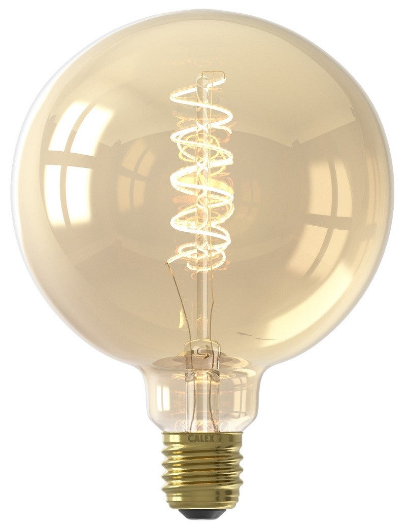 Ledlamp - G125 E27 3.8W 2100K - Goud