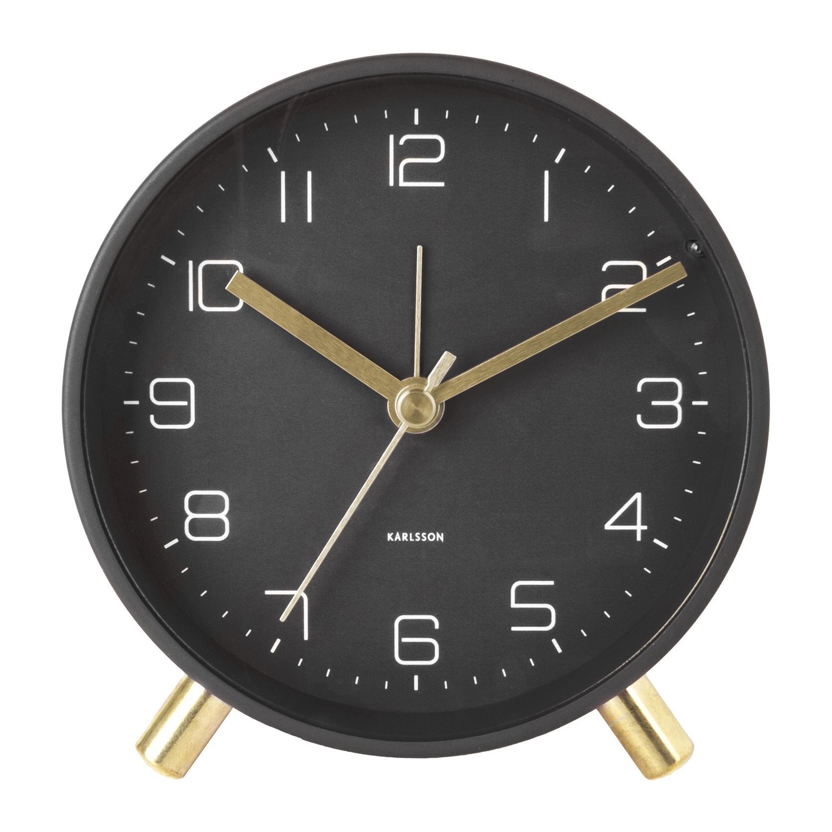 Wekker - Lofty - Mat zwart