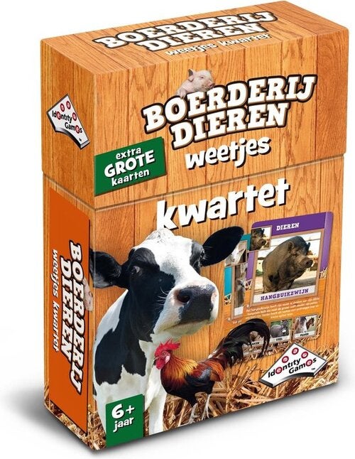 Kaartspel - Boerderij dieren kwartet 