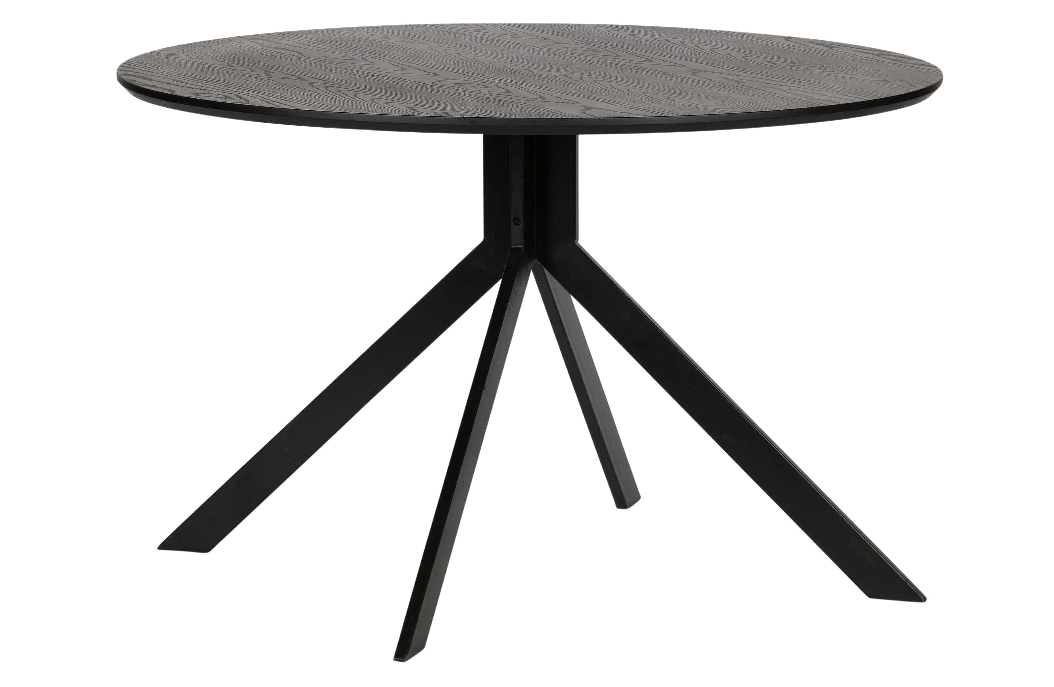 Bruno -  Eettafel rond -  MDF - Zwart -  Ø120CM