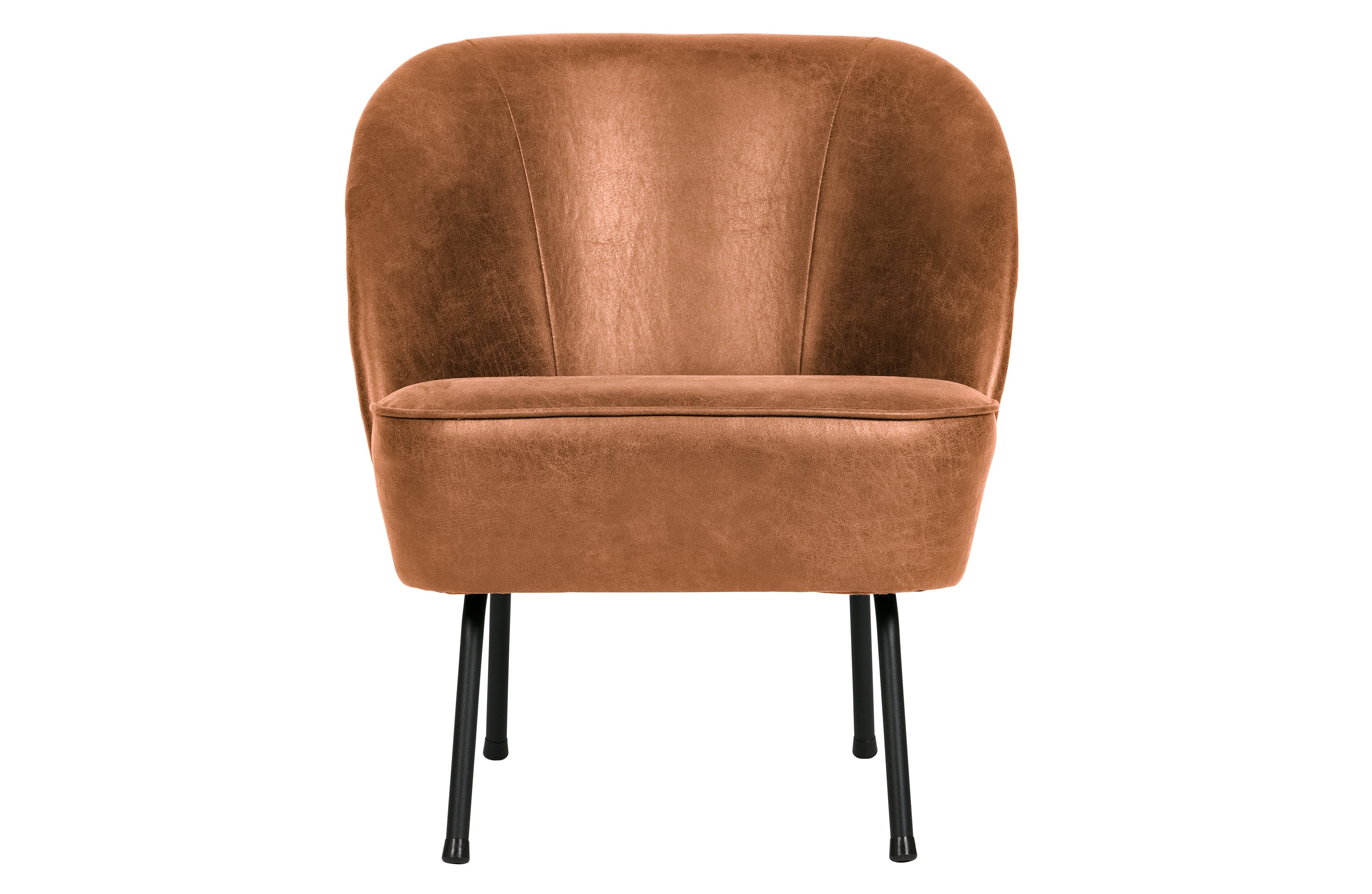 Fauteuil Vogue - leer cognac