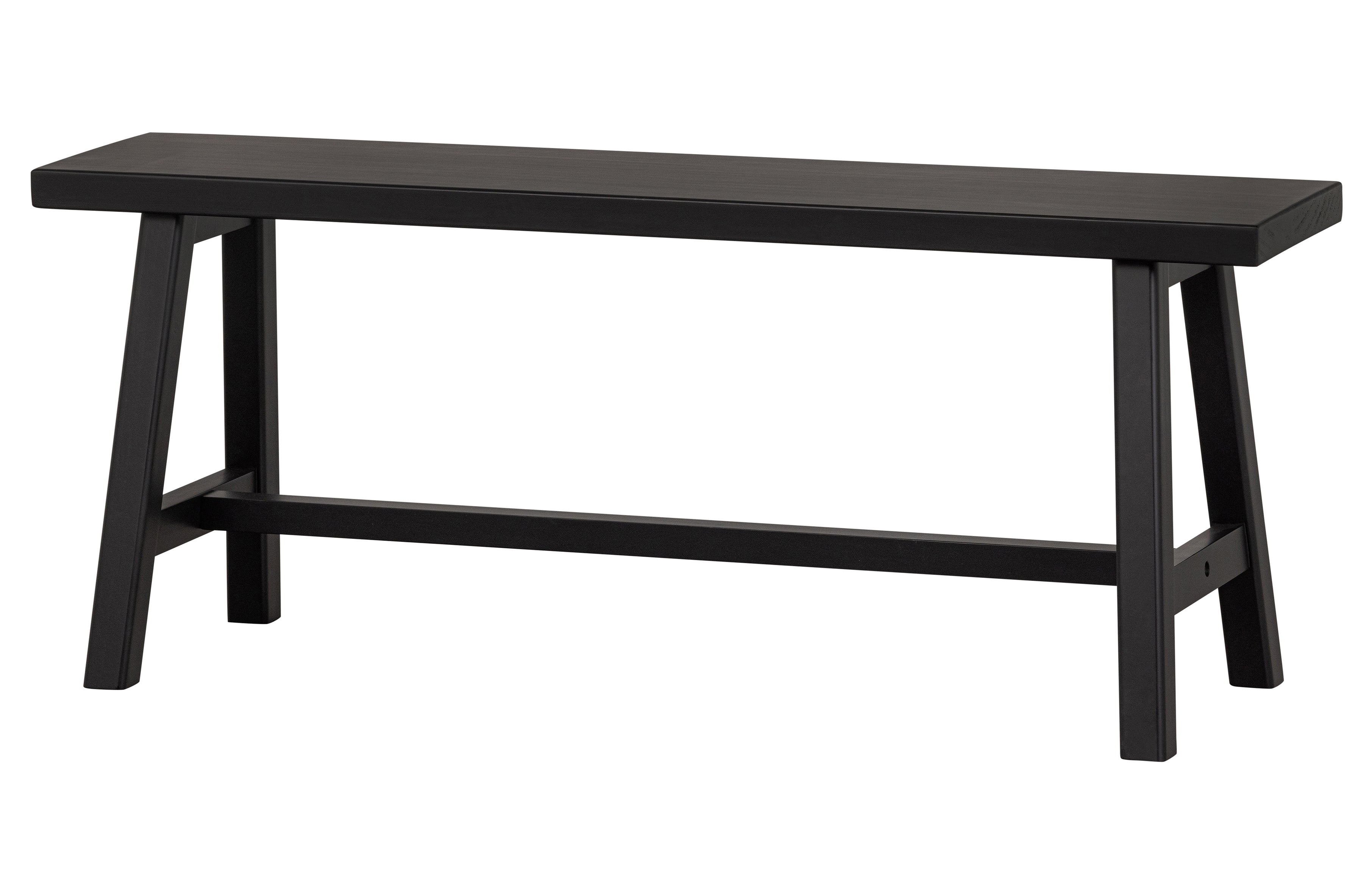 Imme - Bankje - Hout - Zwart - 110 cm.