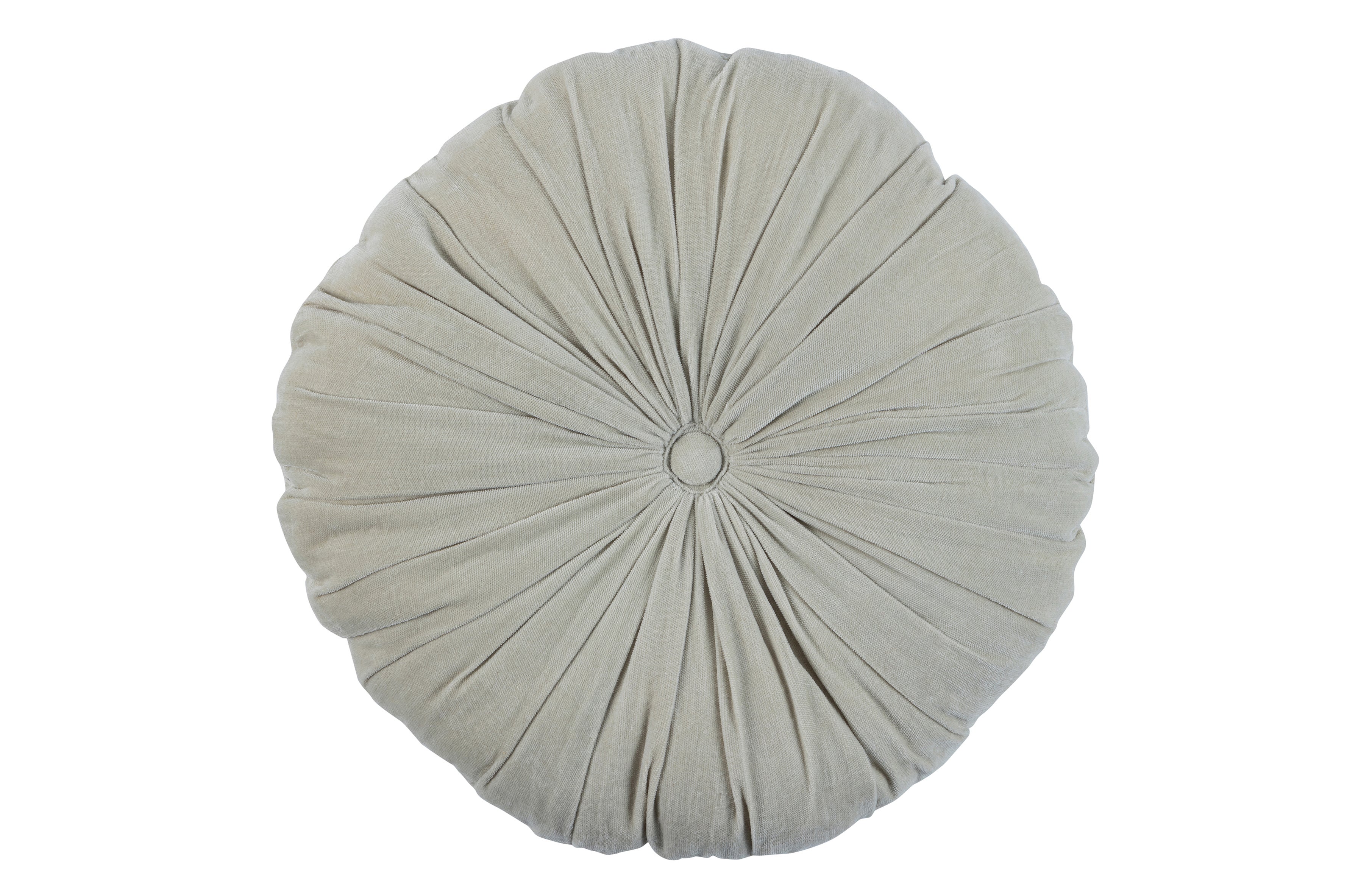 Halo kussen - Rond - Micro velvet - Granite - Ø45 cm