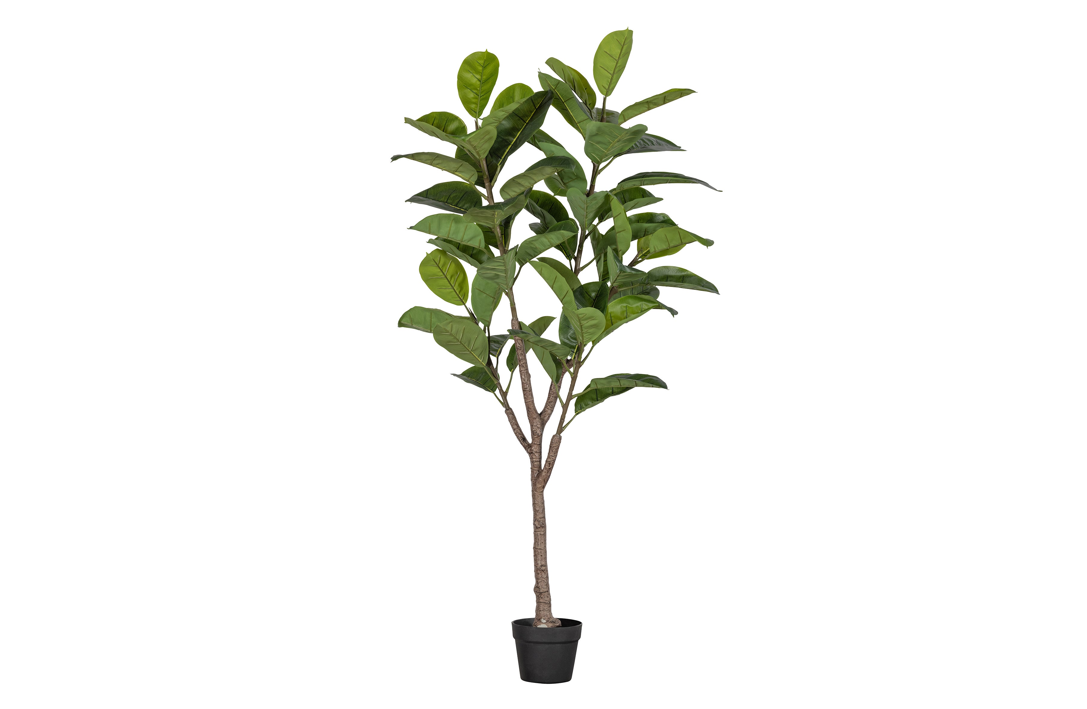 Rubberboom - Kunstplant - Groen - 135 cm.