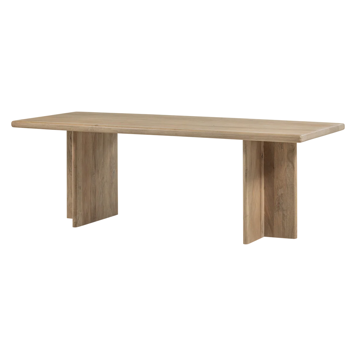 Ato eettafel 220x90 cm mangohout naturel WOOOD