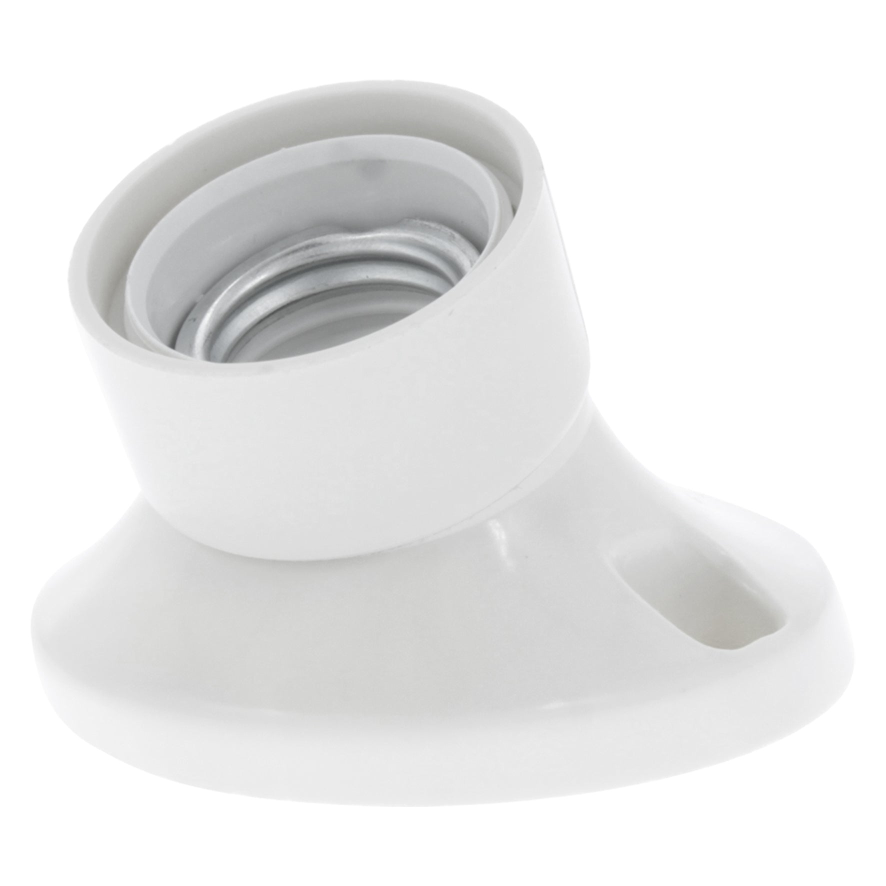 Plafondfitting e27 schuin crème