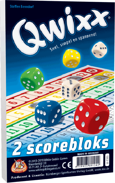 Qwixx - Scoreblokken - Navulset