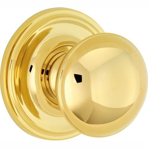 Voordeurknop Fungo messing ongelakt