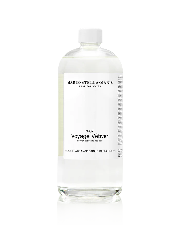 No. 07 Voyage V&eacute;tiver - Geurstokjes Refill Glas - 750ml