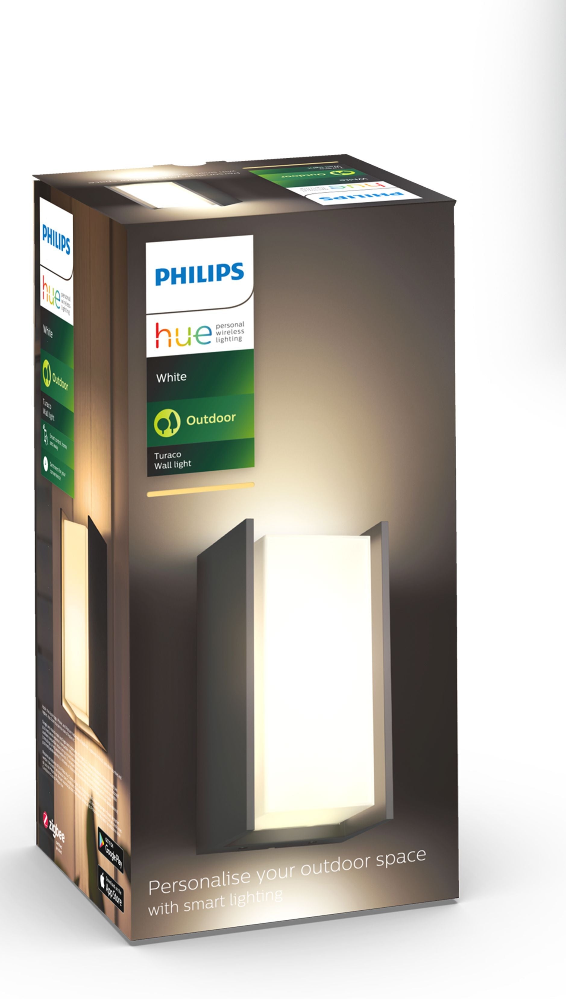 Muurlamp - Turaco e27 806lm - Antraciet