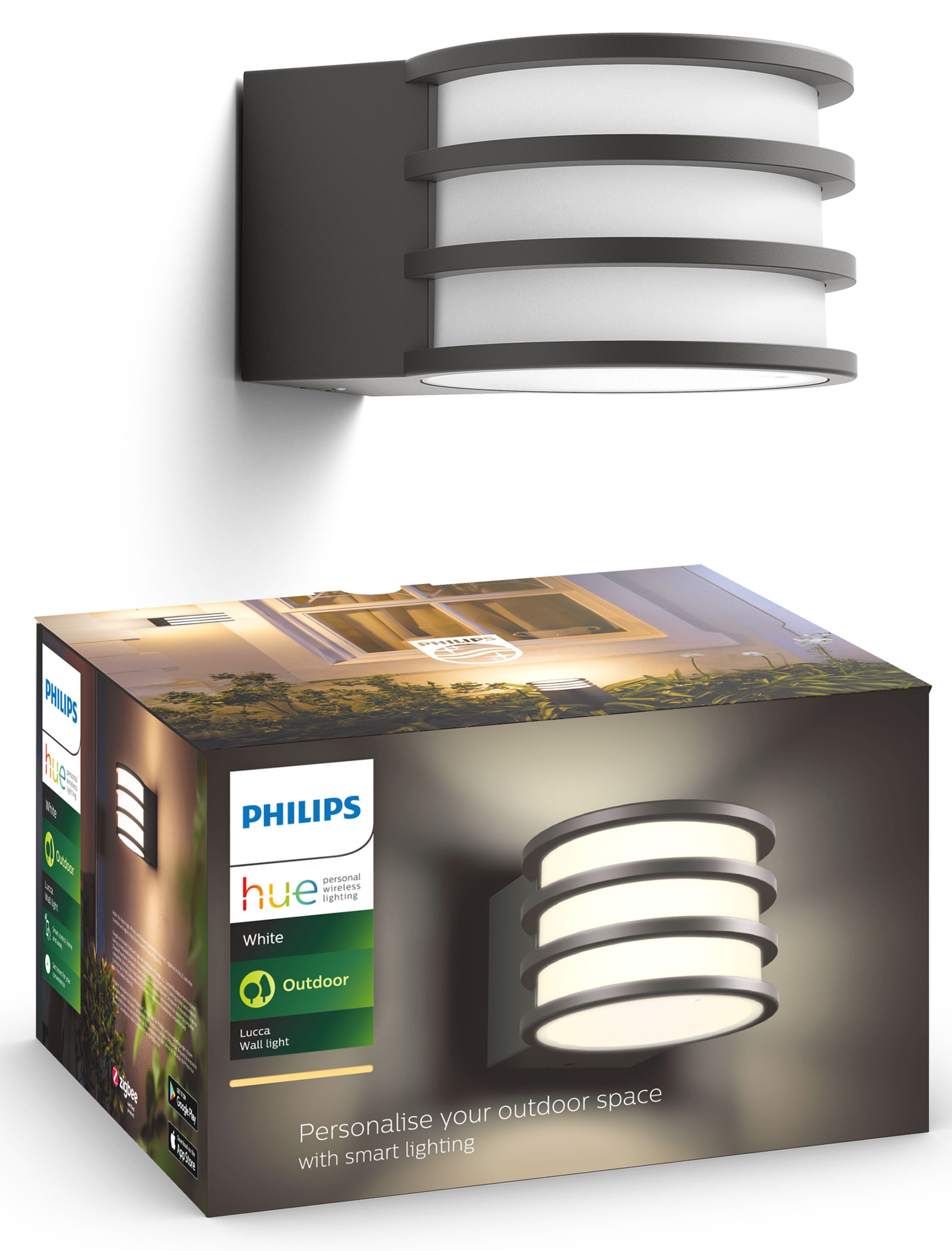 Muurlamp - Lucca e27 806lm - Antraciet