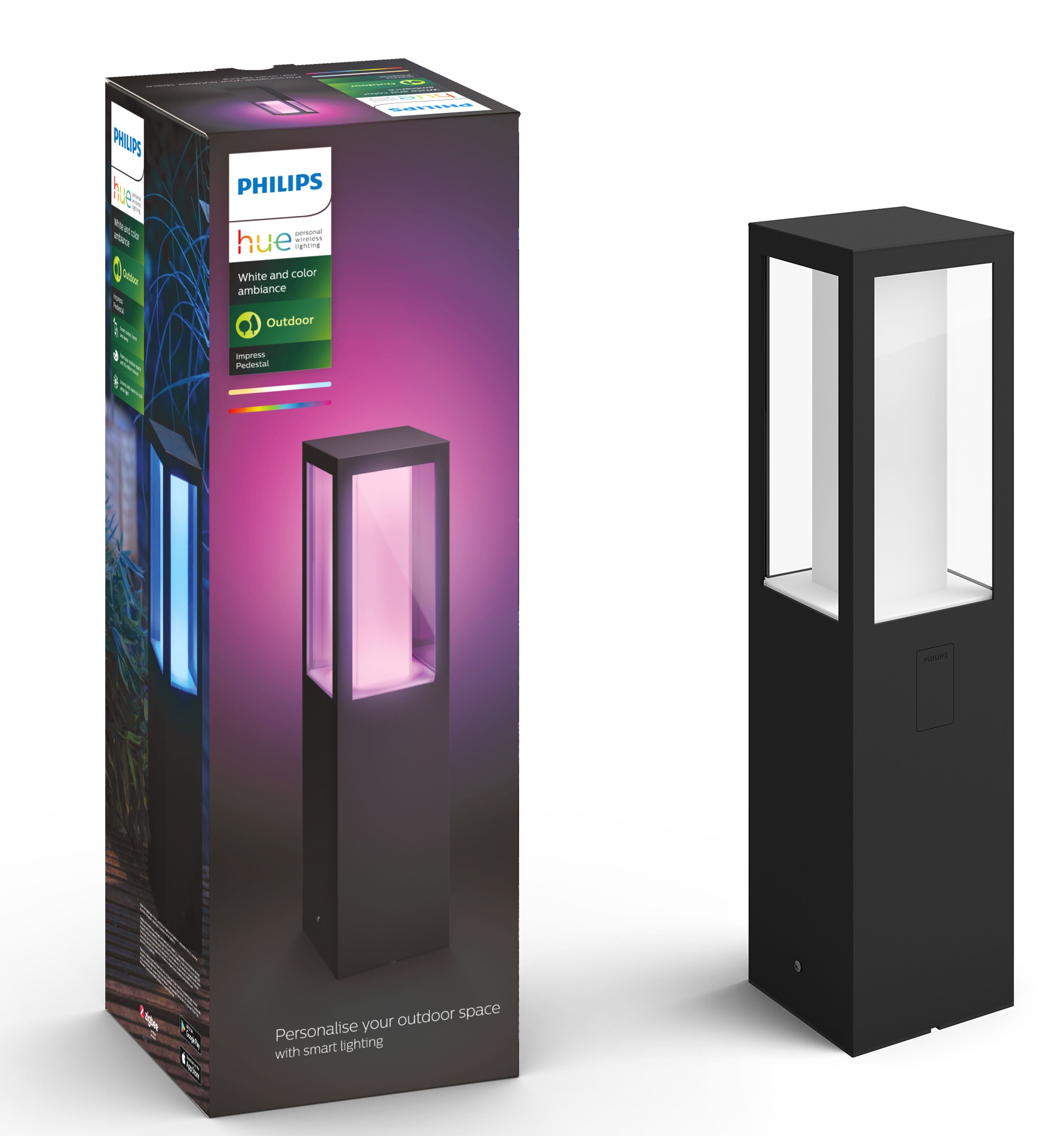 Sokkellamp - Impress geintegreerde led 590lm - Zwart