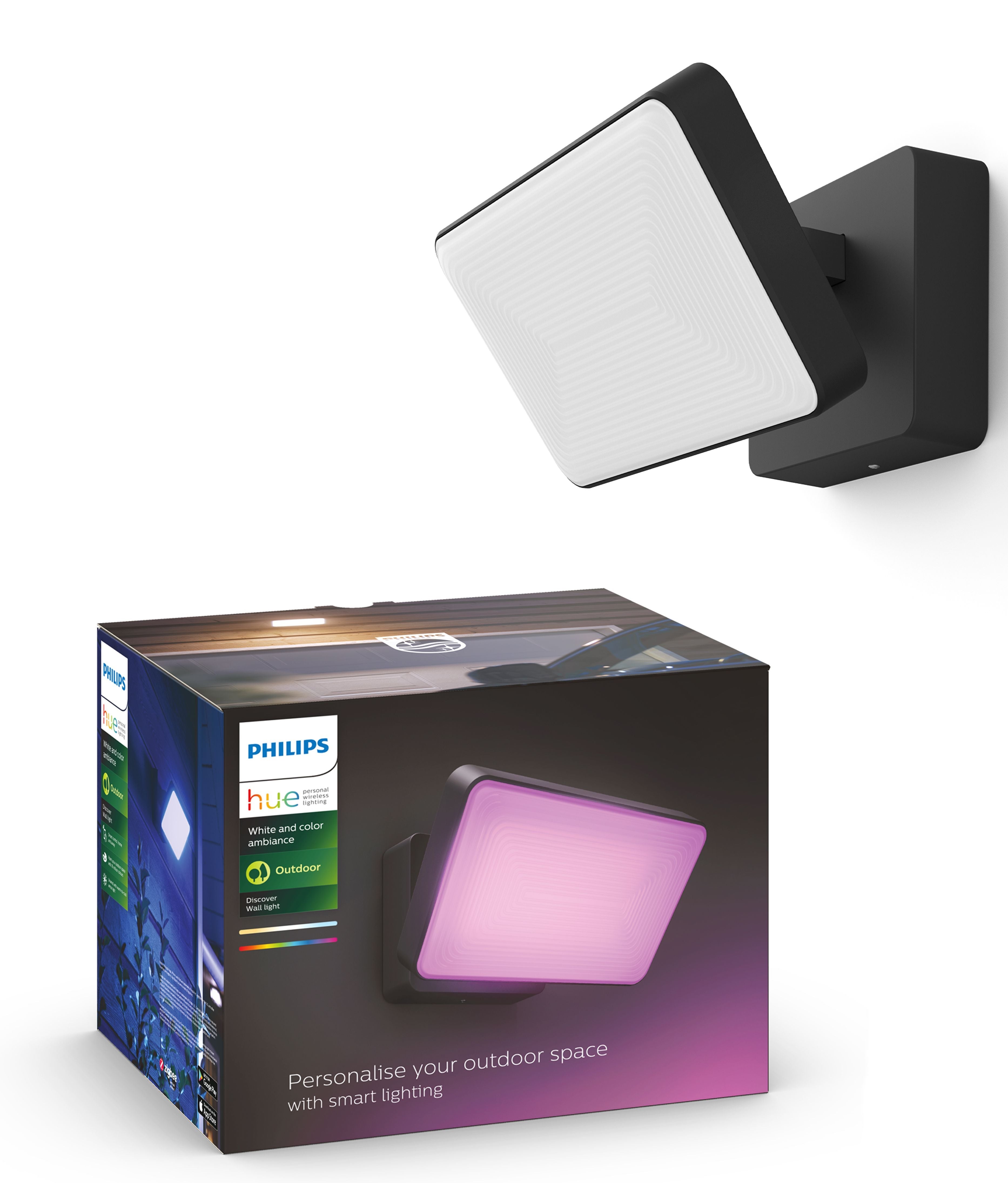 Breedstraler - Discover geintegreerde led 2250lm - Zwart