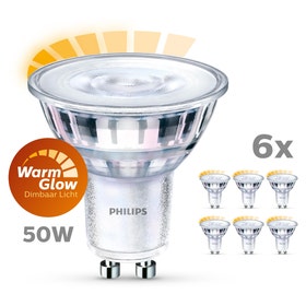 Lichtbron -  LED Warmglow GU10 345lm - 6 stuks