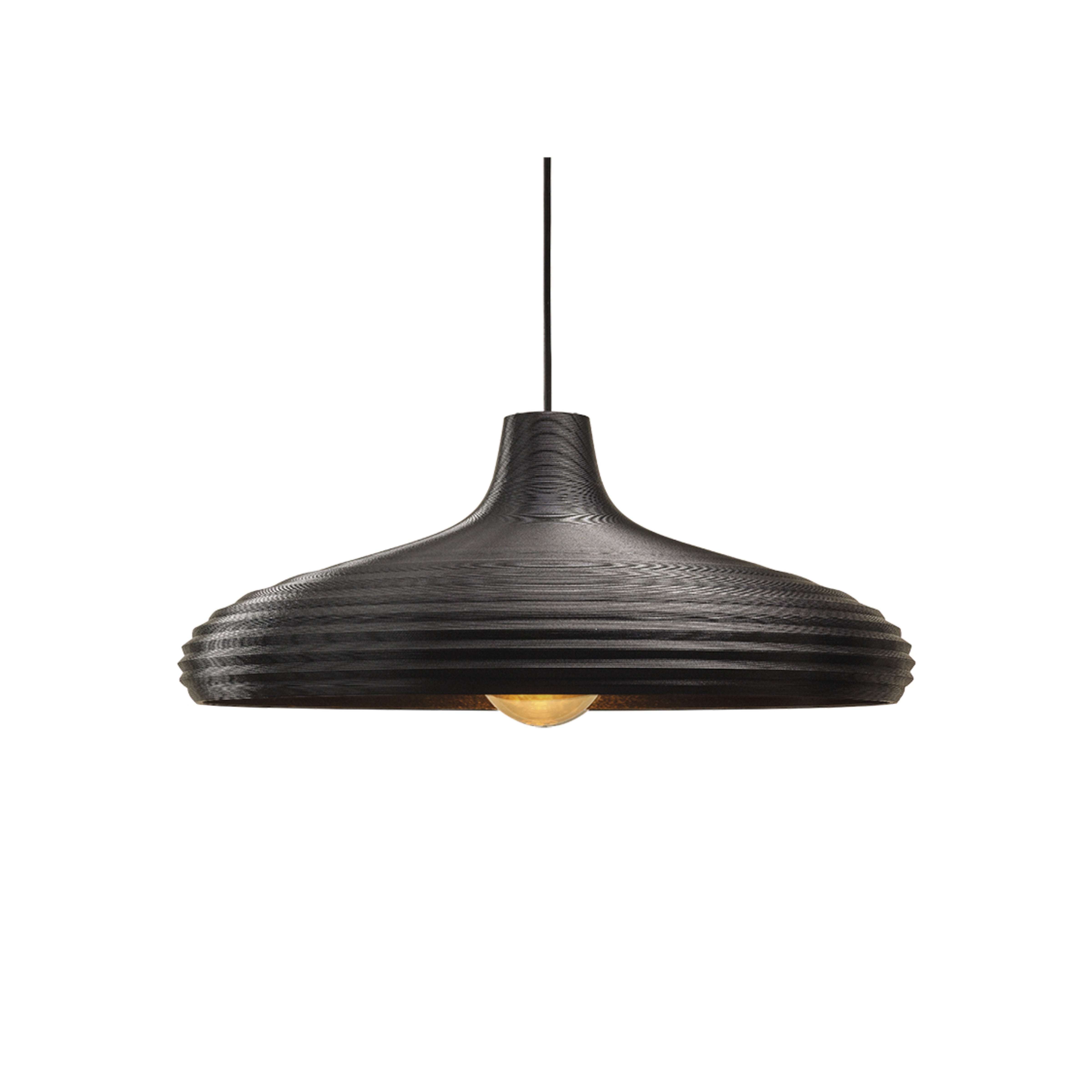 Hanglamp - 3D Original Three E27 - Zwart