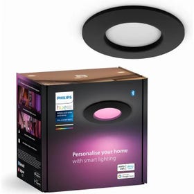 Inbouwspot - rond 90mm led White and Color Ambiance - Zwart