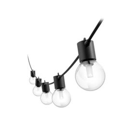 Lichtsnoer - Hue Festavia lichtslinger buiten bolvormige lampen 14 m - Zwart