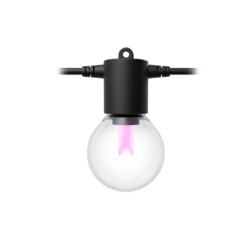 Lichtsnoer - Hue Festavia lichtsnoer bolvormige lampen 21 m - Zwart