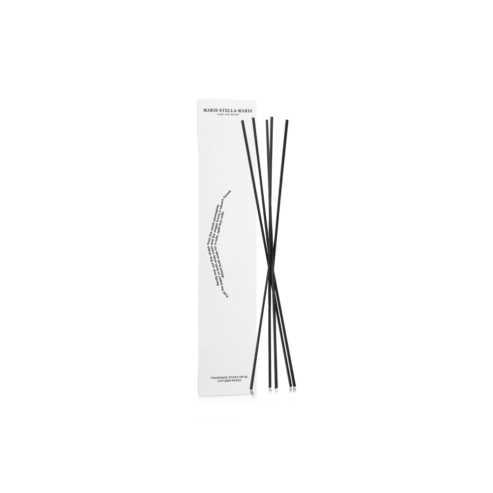 Refill - Geurstokjes voor 100 ml - Zwart
