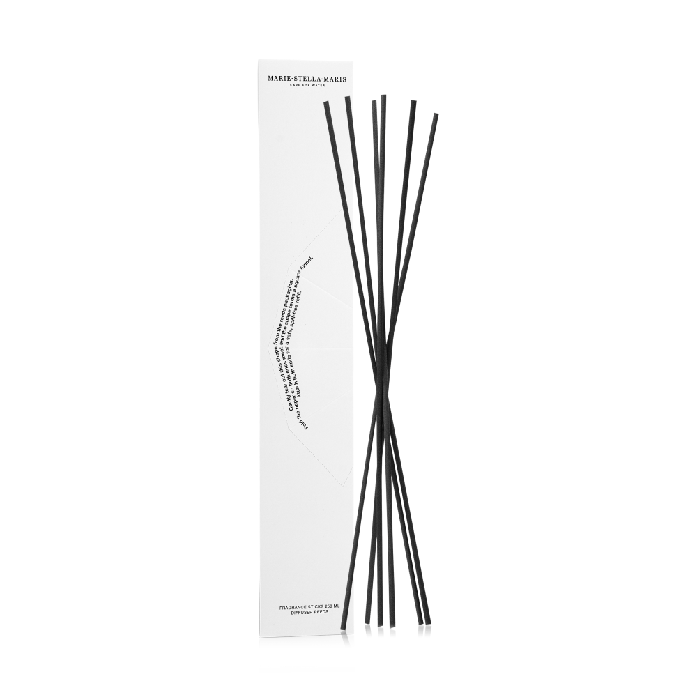 Refill - Geurstokjes voor 250 ml - Zwart