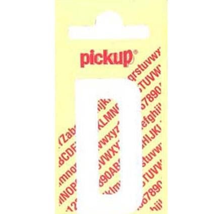 Pickup nobel plakletter wit/mat 60 mm d