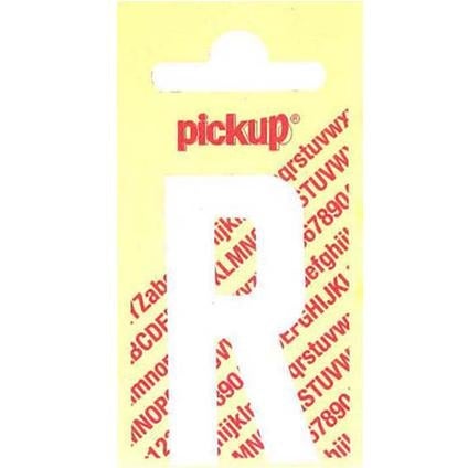 Pickup nobel plakletter wit/mat 120 mm r