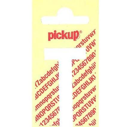 Pickup nobel plakletter wit/mat 120 mm t