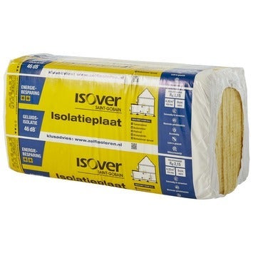 Glaswol isolatieplaat- 120x60x4,5cm - 10 stuks